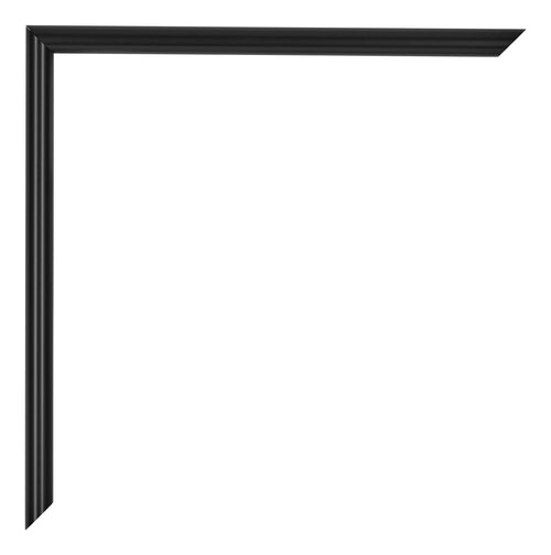 Annecy Kunststoff Bilderrahmen 24x32cm Schwarz Matt Detail Ecke | Yourdecoration.at