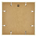 Annecy Kunststoff Bilderrahmen 30x30cm Gold Ruckseite | Yourdecoration.at