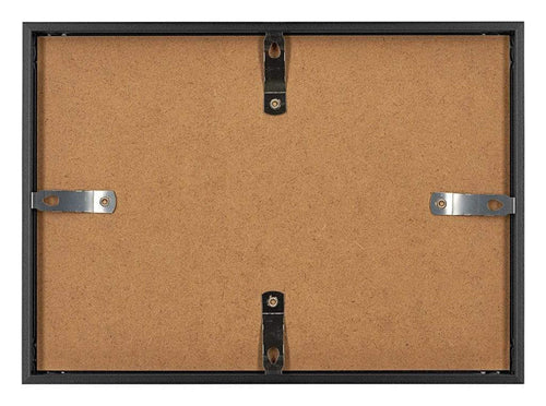 Bilderrahmen 21x29,7cm A4 Schwarz Aluminium Ruckseite Querformat | Yourdecoration.de