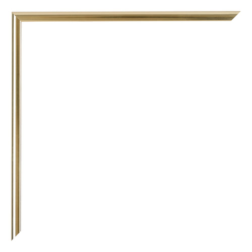 Austin Aluminium Bilderrahmen 20x20cm Gold Glanz Detail Ecke | Yourdecoration.at