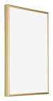 Austin Aluminium Bilderrahmen 60x80cm Gold Glanz Vorne Schrag | Yourdecoration.at