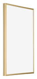 Austin Aluminium Bilderrahmen 60x90cm Gold Glanz Vorne Schrag | Yourdecoration.at