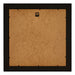 Birmingham Holz Bilderrahmen 20x20cm Schwarz Silber Poliert Ruckseite | Yourdecoration.at