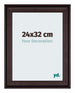 Birmingham Holz Bilderrahmen 24x32cm Braun Vorne Messe | Yourdecoration.at