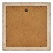 Birmingham Holz Bilderrahmen 25x25cm Braun Ruckseite | Yourdecoration.at