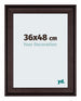 Birmingham Holz Bilderrahmen 36x48cm Braun Vorne Messe | Yourdecoration.at