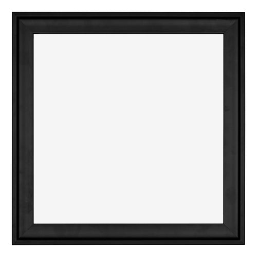 Birmingham Holz Bilderrahmen 50x50cm Schwarz Vorne | Yourdecoration.at