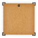 Bordeaux Kunststoff Bilderrahmen 30x30cm Weiss Hochglanz Ruckseite | Yourdecoration.at