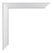 Catania MDF Bilderrahmen 18x24cm Silber Detail Ecke | Yourdecoration.at