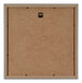 Catania MDF Bilderrahmen 20x20cm Silber Ruckseite | Yourdecoration.at