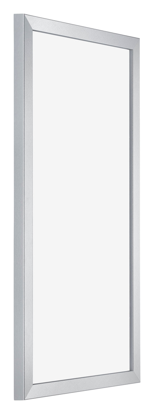 Catania MDF Bilderrahmen 20x40cm Silber Vorne Schrag | Yourdecoration.at