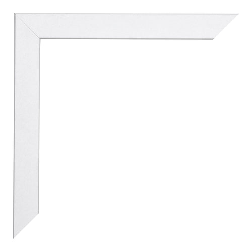 Catania MDF Bilderrahmen 24x32cm Weiss Detail Ecke | Yourdecoration.at