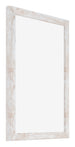 Catania MDF Bilderrahmen 36x48cm White Wash Vorne Schrag | Yourdecoration.at