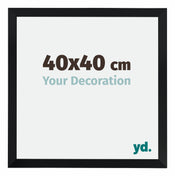 Catania MDF Bilderrahmen 40x40cm Schwarz Messe | Yourdecoration.at