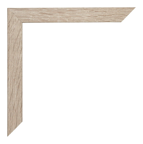 Catania MDF Bilderrahmen 40x70cm Eiche Detail Ecke | Yourdecoration.at