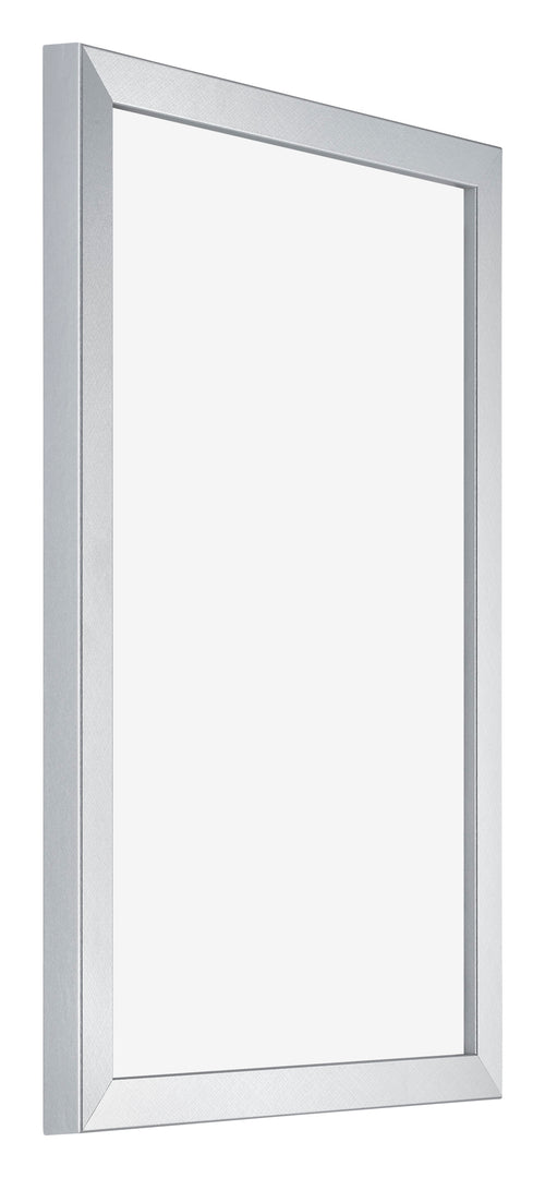 Catania MDF Bilderrahmen 62x93cm Silber Vorne Schrag | Yourdecoration.at