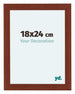 Como MDF Bilderrahmen 18x24cm Kirschbaum Vorne Messe | Yourdecoration.at