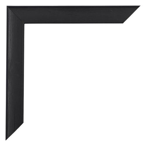 Como MDF Bilderrahmen 18x24cm Schwarz Gemasert Ecke | Yourdecoration.at