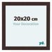 Como MDF Bilderrahmen 20x20cm Eiche Dunkel Vorne Messe | Yourdecoration.at