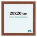 Como MDF Bilderrahmen 20x20cm Nussbaum Vorne Messe | Yourdecoration.at