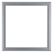 Como MDF Bilderrahmen 20x20cm Silber Matt Vorne | Yourdecoration.at