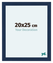 Como MDF Bilderrahmen 20x25cm Dunkelblau Gewischt Vorne Messe | Yourdecoration.at