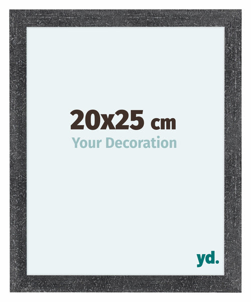 Como MDF Bilderrahmen 20x25cm Grau Gewischt Vorne Messe | Yourdecoration.at