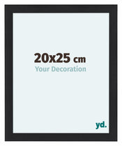 Como MDF Bilderrahmen 20x25cm Schwarz Gemasert Vorne Messe | Yourdecoration.at