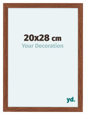 Como MDF Bilderrahmen 20x28cm Nussbaum Vorne Messe | Yourdecoration.at