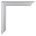 Como MDF Bilderrahmen 20x28cm Silber Matt Ecke | Yourdecoration.at