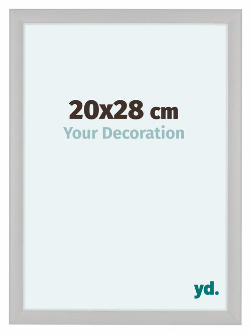 Como MDF Bilderrahmen 20x28cm Weiss Gemasert Vorne Messe | Yourdecoration.at