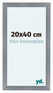 Como MDF Bilderrahmen 20x40cm Aluminium Geburstet Vorne Messe | Yourdecoration.at