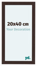 Como MDF Bilderrahmen 20x40cm Eiche Dunkel Vorne Messe | Yourdecoration.at