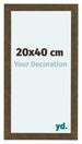 Como MDF Bilderrahmen 20x40cm Gold Antik Vorne Messe | Yourdecoration.at