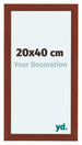 Como MDF Bilderrahmen 20x40cm Kirschbaum Vorne Messe | Yourdecoration.at