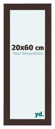 Como MDF Bilderrahmen 20x60cm Eiche Dunkel Vorne Messe | Yourdecoration.at