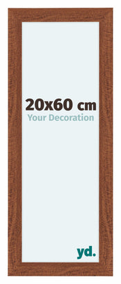 Como MDF Bilderrahmen 20x60cm Nussbaum Vorne Messe | Yourdecoration.at