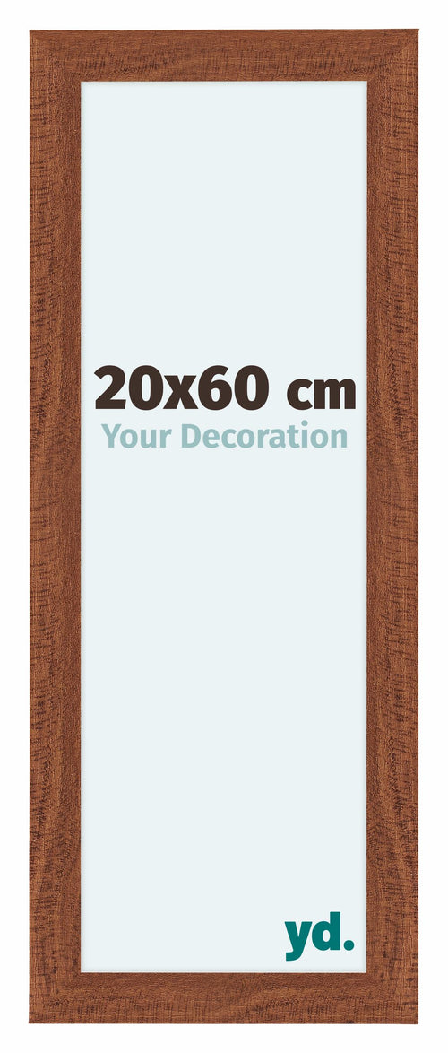 Como MDF Bilderrahmen 20x60cm Nussbaum Vorne Messe | Yourdecoration.at