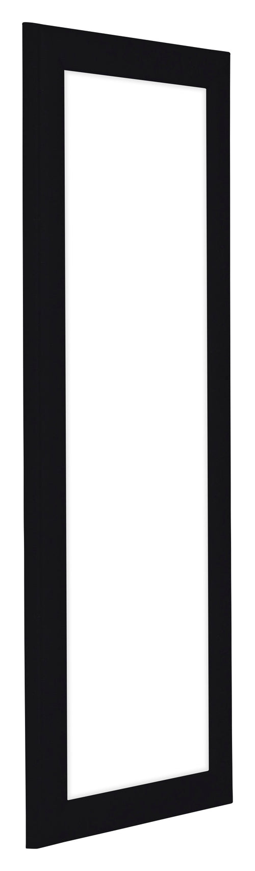 Como MDF Bilderrahmen 20x60cm Schwarz Hochglanz Vorne Schrag | Yourdecoration.at