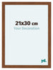 Como MDF Bilderrahmen 21x30cm Eiche Rustiek Vorne Messe | Yourdecoration.at