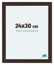 Como MDF Bilderrahmen 24x30cm Eiche Dunkel Vorne Messe | Yourdecoration.at