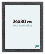 Como MDF Bilderrahmen 24x30cm Grau Gewischt Vorne Messe | Yourdecoration.at