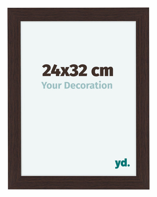 Como MDF Bilderrahmen 24x32cm Eiche Dunkel Vorne Vorne | Yourdecoration.at