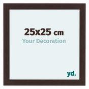 Como MDF Bilderrahmen 25x25cm Eiche Dunkel Vorne Messe | Yourdecoration.at