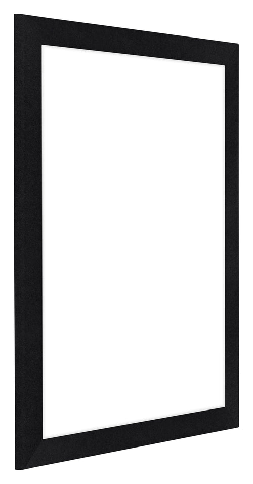 Como MDF Bilderrahmen 25x30cm Schwarz Matt Vorne Schrag | Yourdecoration.at