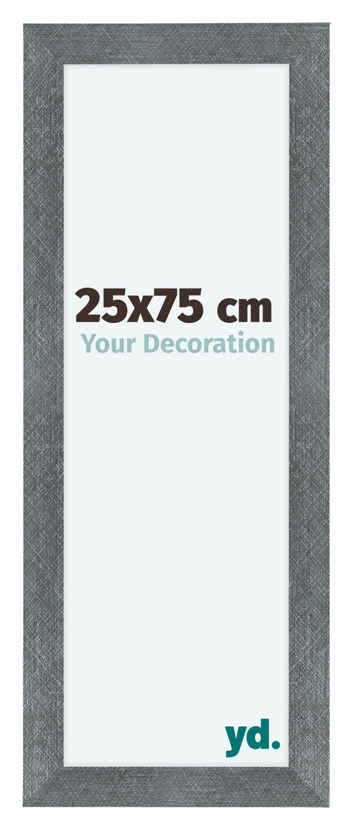 Como MDF Bilderrahmen 25x75cm Eisen Gewischt Vorne Vorne | Yourdecoration.at