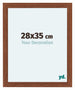 Como MDF Bilderrahmen 28x35cm Nussbaum Vorne Messe | Yourdecoration.at