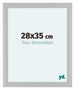 Como MDF Bilderrahmen 28x35cm Weiss Hochglanz Vorne Messe | Yourdecoration.at