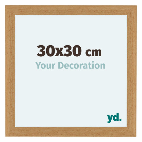 Como MDF Bilderrahmen 30x30cm Buche Vorne Messe | Yourdecoration.at