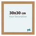 Como MDF Bilderrahmen 30x30cm Buche Vorne Messe | Yourdecoration.at